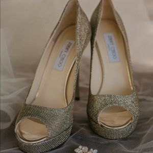 Jimmy Choo platform heels size 38.5(8.5)